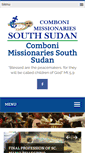Mobile Screenshot of combonisouthsudan.org